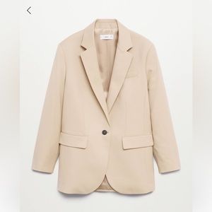 Mango Oversized suit blazer